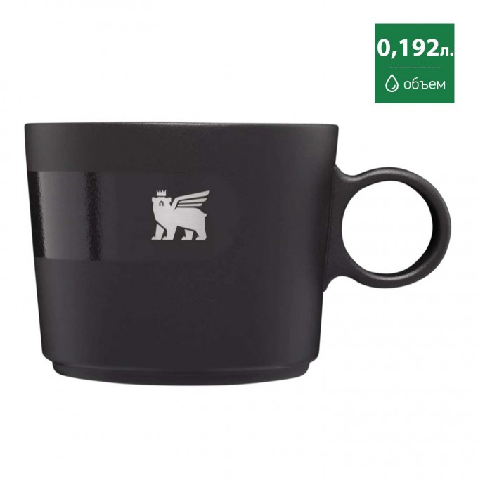 Кофейная кружка STANLEY ADVENTURE DAYBREAK 0,192L черный 10-11015-008 Кофейная кружка STANLEY ADVENTURE DAYBREAK 0,192L черный 10-11015-008