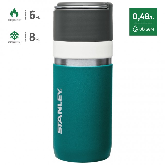 Термокружка STANLEY CERAMIVAC 0,48L бирюзовый 10-03107-010 Термокружка STANLEY CERAMIVAC 0,48L бирюзовый 10-03107-010