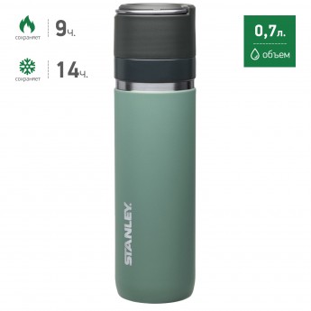 Термокружка STANLEY CERAMIVAC 0,7L 10-03108-011 серо-голубой