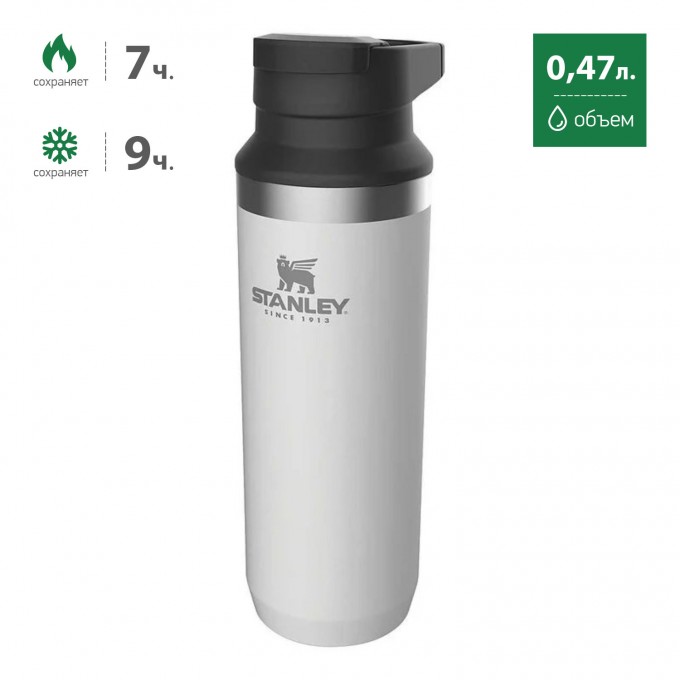 Термокружка STANLEY MOUNTAIN 0,47L белый 10-02285-026 Термокружка STANLEY MOUNTAIN 0,47L белый 10-02285-026
