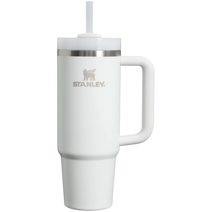 Термокружка STANLEY QUENCHER H2.0 1,18L с трубочкой белая 10-11913-077 Термокружка STANLEY QUENCHER H2.0 1,18L с трубочкой белая 10-11913-077