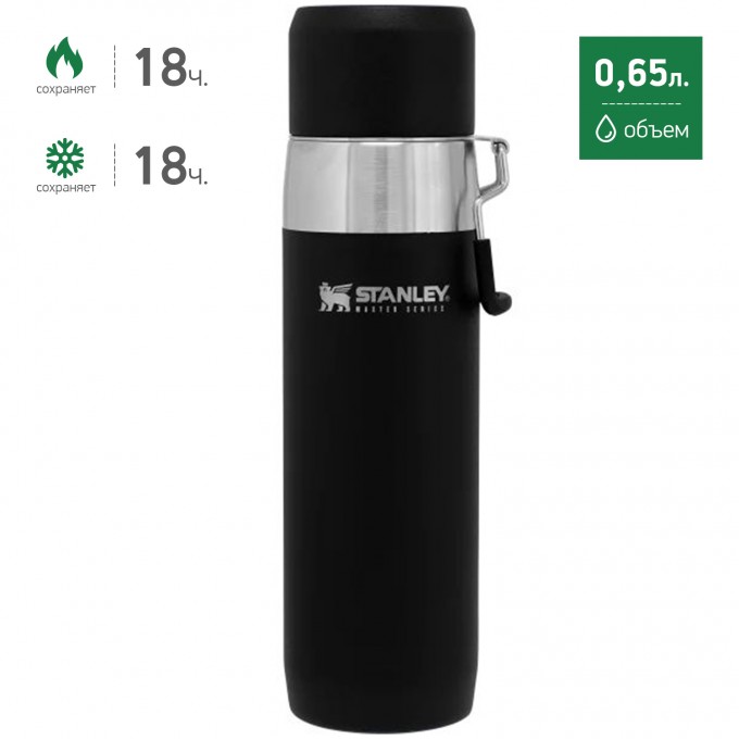 Термос STANLEY MASTER 0,65L черный 10-03105-008 Термос STANLEY MASTER 0,65L черный 10-03105-008